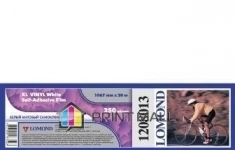 Плёнка Lomond XL Vinyl Film 1208013 - самоклеящийся винил (бумажная подложка), 1067мм*50,8мм, 250 мкм, 20 метров картинка из объявления