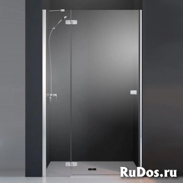 Душевая дверь в нишу Radaway Fuenta New DWJ 130 L профиль Хром стекло прозрачное фото