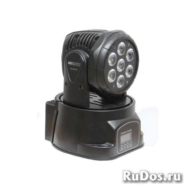 Involight LEDMH78W LED вращающаяся голова, 7x8 Вт RGBW мультичип, DMX-512 фото