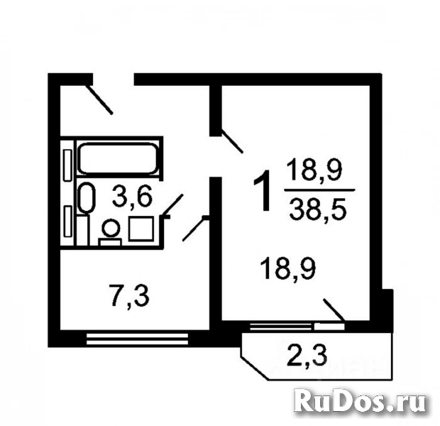 Продам 1 комнатную квартиру 38 м2 изображение 3