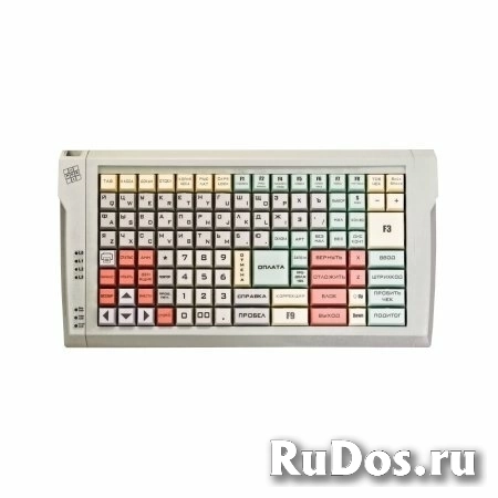 Клавиатура программируемая LPOS-128-M00, USB, белый фото