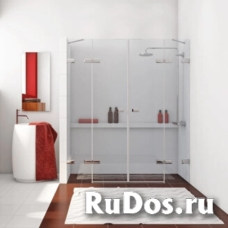 Дверь в душевую нишу GuteWetter TREND DOOR GK-864 260х200 см, петли CH 27, ручки CH 113 стекло бесцветное стенки 8 мм, дверки 6 мм фото