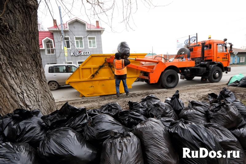 Аренда контейнера для вывоза мусора фото