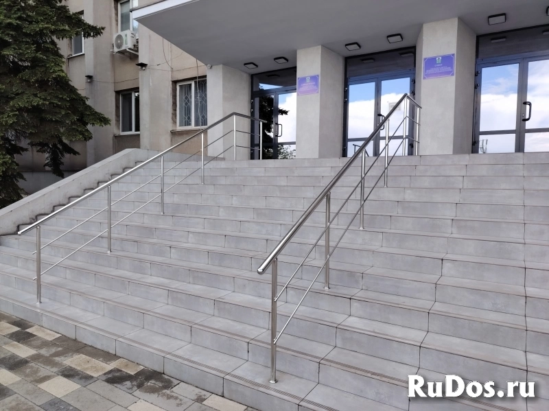 НЕРЖАВЕЮЩИЕ ПЕРИЛА в магазин, частный дом, офис изображение 7