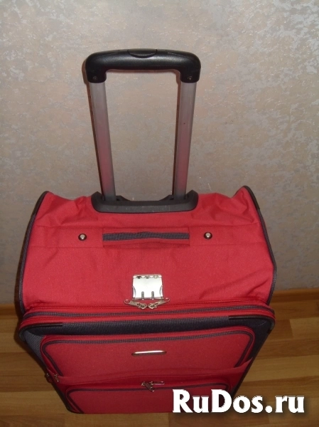 Чемодан дорожный тканевый на колёсах  "L.Lambertazzi" фотка