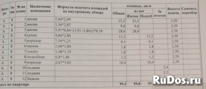 Продам 3-х комн.квартиру по ул. Бородина д.4 изображение 4