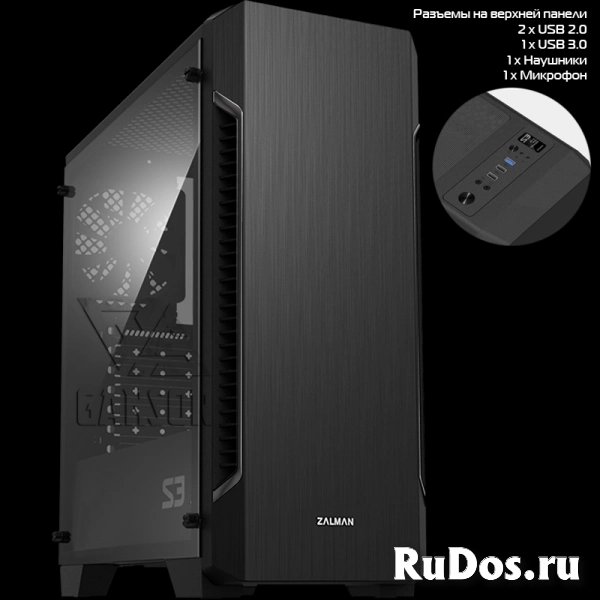 Компьютер GANSOR-3066192 Intel i5-10600K 4.1 ГГц, H410, 8Гб 2666 МГц, SSD 480Гб, HDD 4Тб, RX 5500 XT 4Гб (AMD Radeon), 500Вт, Midi-Tower (Серия BASE) фото