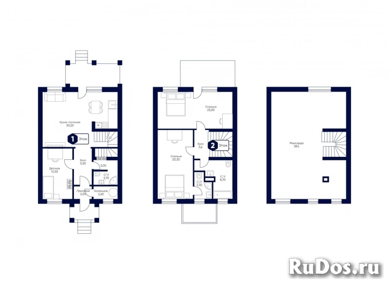 Продам коттедж 224.2 м2 фотка