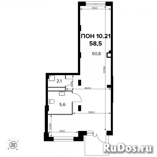 Продам коммерческую недвижимость 58.6 м2 изображение 3