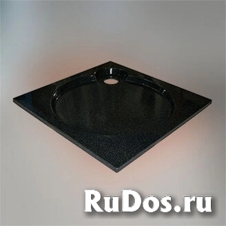 Поддон для душа GuteWetter 100x100x2 см Q-черный 100х100х2 см фото