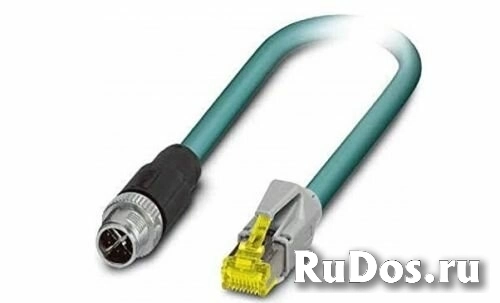 Кабель патч-корд MOXA CBL-M12XMM8PRJ45-BK-100-IP67 1-m A-coded M12-to-RJ45 Cat-5E UTP Gigabit Ethernet cable, 8-pin male M12 connector, IP67-rated фото