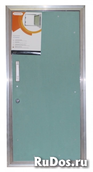 Люк-дверь под покраску Скала 2 створки 1550*1450 (155*145 см) фото