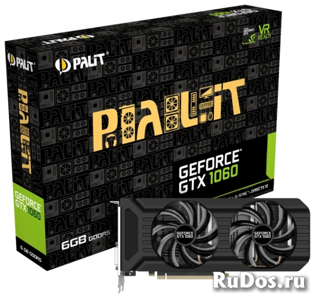 Видеокарта Palit GeForce GTX 1060 1506MHz PCI-E 3.0 6144MB 8000MHz 192 bit DVI HDMI HDCP Dual (NE51060015J9-1061D) фото