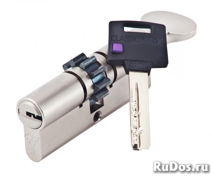 Цилиндр Mul-t-Lock Classic Pro ключ-вертушка (размер 35x70 мм) - Никель (5 ключей) фото