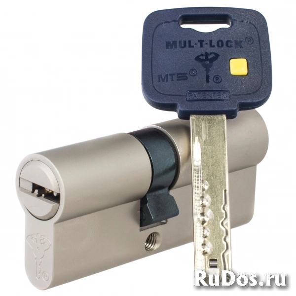 Механизм цилиндровый Mul-T-Lock MT5+ (38x38) кл/кл Никель фото