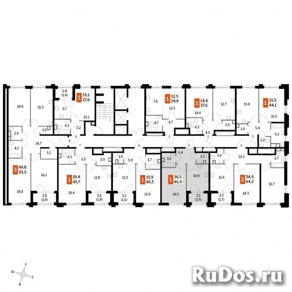 Продам 1 комнатную квартиру 40 м2 фото