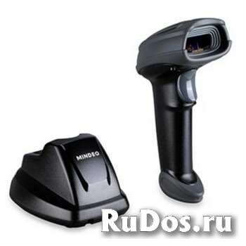 Беспроводной сканер штрих-кода Mindeo CS2190, лазерный, 433 МГц, зарядно-коммуникационная база, USB фото