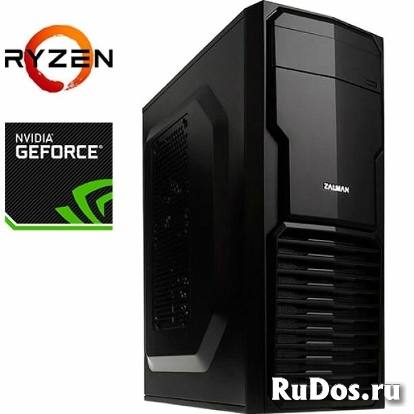 Компьютер PRO-0966757 AMD Ryzen 7 2700 3200МГц, AMD B350, 64Гб DDR4 2400МГц, SSD 480Гб, HDD 1Тб, NVIDIA GeForce GTX 1660 6Гб, 500Вт, Mini-Tower фото