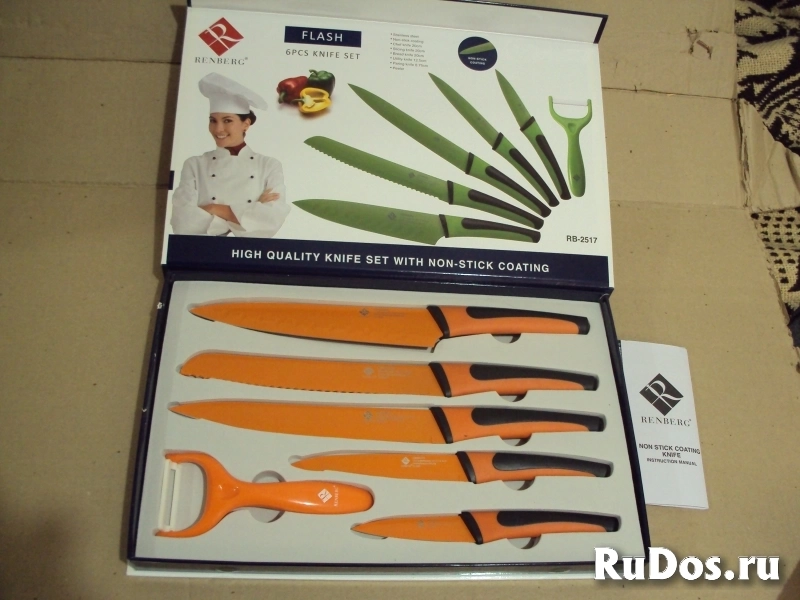 Набор кухонных ножей фотка