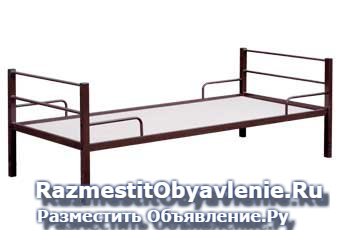 Кровать двухъярусная металлическая фотка