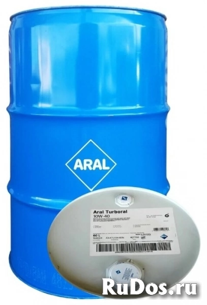Моторное масло ARAL Turboral SAE 10W-40 60 л фото