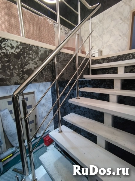 НЕРЖАВЕЮЩИЕ ПЕРИЛА в магазин, частный дом, офис изображение 3