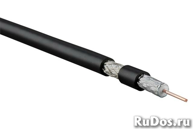 Hyperline COAX-RG6-LSZH-500 Кабель коаксиальный RG-6, 75 Ом (ТВ, SAT, CATV), жила - 18 AWG, общий диаметр 6.9мм, LSZH (бухта 500 м) фото