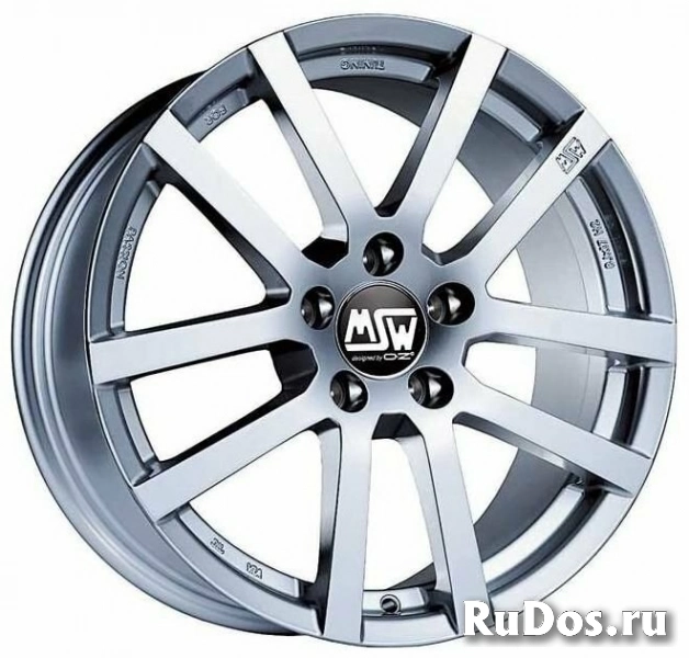 Колесный диск MSW 22 6x15/5x100 D57.1 ET38 Grey Silver фото