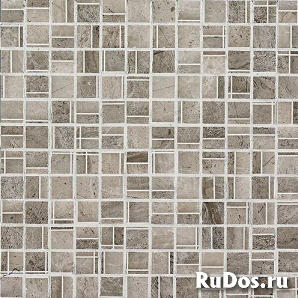 Плитка Impronta Marmi Imperiali Mosaico Grey 30 30x30 фото