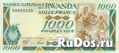 Банкнота Руанды фото