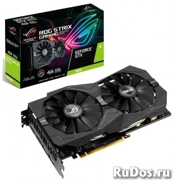 Видеокарта ASUS ROG GeForce GTX 1650 1485MHz PCI-E 3.0 4096MB 8002MHz 128 bit 2xDisplayPort 2xHDMI HDCP STRIX GAMING фото