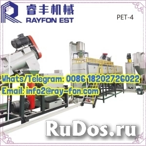 Complete Plastic Recycling Washing Line: Crushing + Washing + Dewatering Integration фотка