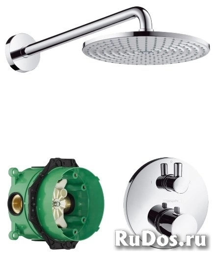 Верхний душ встраиваемый hansgrohe Raindance S 240 Air 1jet 27122000 хром фото