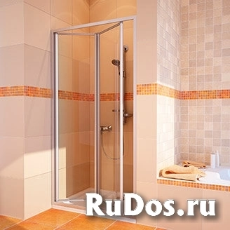 Дверь в душевую нишу GuteWetter PRACTIC DOOR GK-404 100х190 см, цвет матовый хром, стекло матовое фото