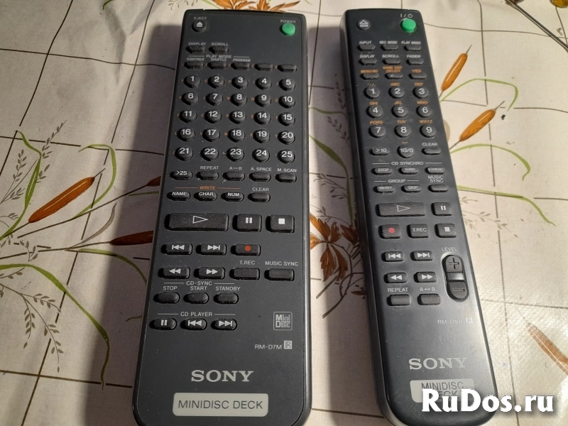 ⁣Пульты SONY  для  минидисковых  дек изображение 6