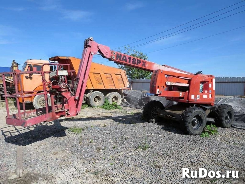 Коленчатый подъемник Haulotte HA 18, 2012 г, 5200 м/ч изображение 3