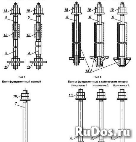 Болты фундаментные анкерные  ГОСТ 24379.1-80 (24379.1-2012) изображение 3