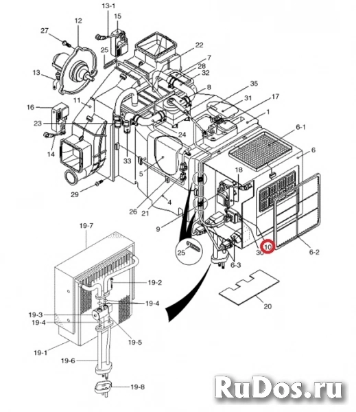 Резистор отопителя Hyundai R450LC-7 (11N6-90750) фотка