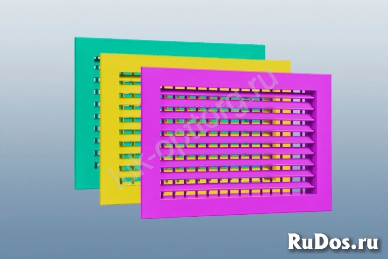 Регулируемая решетка двухрядная РАД (цветная) 1900 * 550 (Ш * В) фото