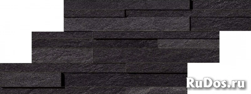 Керамогранит Atlas Concorde Klif Dark Brick 3D 28x55 фото