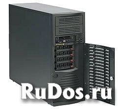 Корпус Supermicro Mid-Tower, E-ATX, 2x5.25, 4x3.5 hot-swap SAS / SATA with Ses2, 7xFH, 427x178x531mm, front 2xUSB, 1x3.5, 500W фото