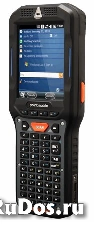 Терминал сбора данных Point Mobile PM450 (1D лазер, BT, WiFi, 512MB-1Gb, QVGA, WEH6.5, std battery, alpha numeric) (P450GPH6156E0T) фото