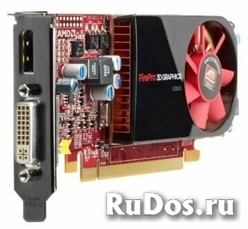 Видеокарта HP FirePro V3800 650Mhz PCI-E 2.0 512Mb 1800Mhz 64 bit DVI фото