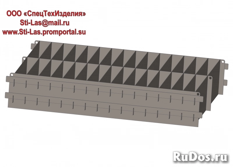 Форма пеноблока 100х300х600 мм фото