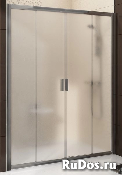 Душевая дверь в нишу Ravak Blix BLDP4-160 белая+грейп фото