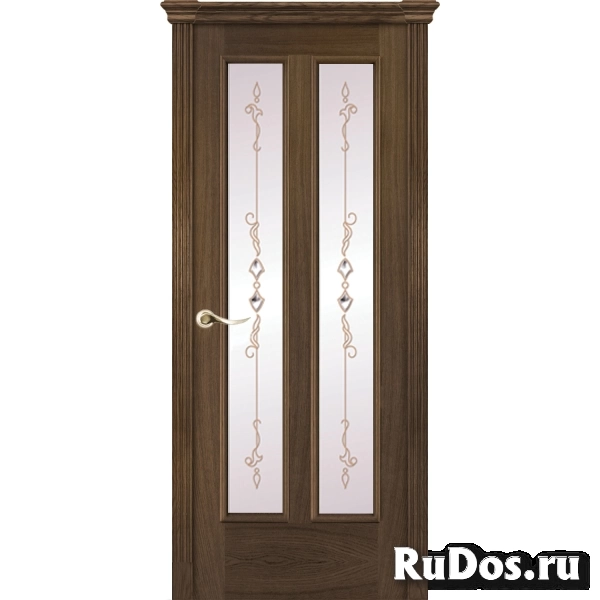 Межкомнатная дверь La Porte серия Classic модель 300.8 дуб миндаль контур с бевелсами Тести фото