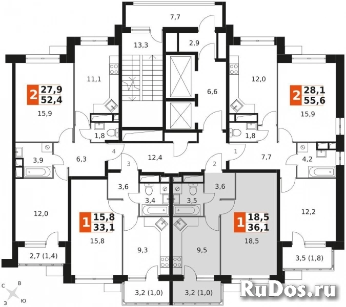 Продам 1 комнатную квартиру 36 м2 фотка