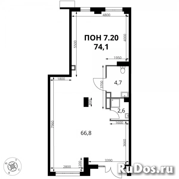 Продам коммерческую недвижимость 74.1 м2 изображение 3