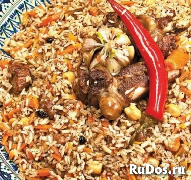 Плов Узбекский халяль говядина баранина курица фото