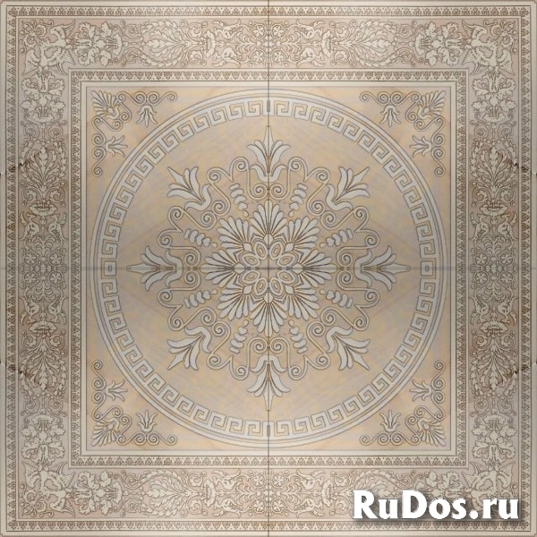 Плитка из керамогранита El Molino Керамическое панно Opalo Plus Rosone Beige фото